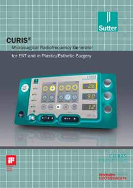 Sutter CURIS® Radiofrequency Device 4.0 Mhz Product Catalog New Version